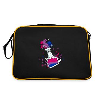 Bisexual Potion Bisexual Pride - Retro Bag - black/gold - Back