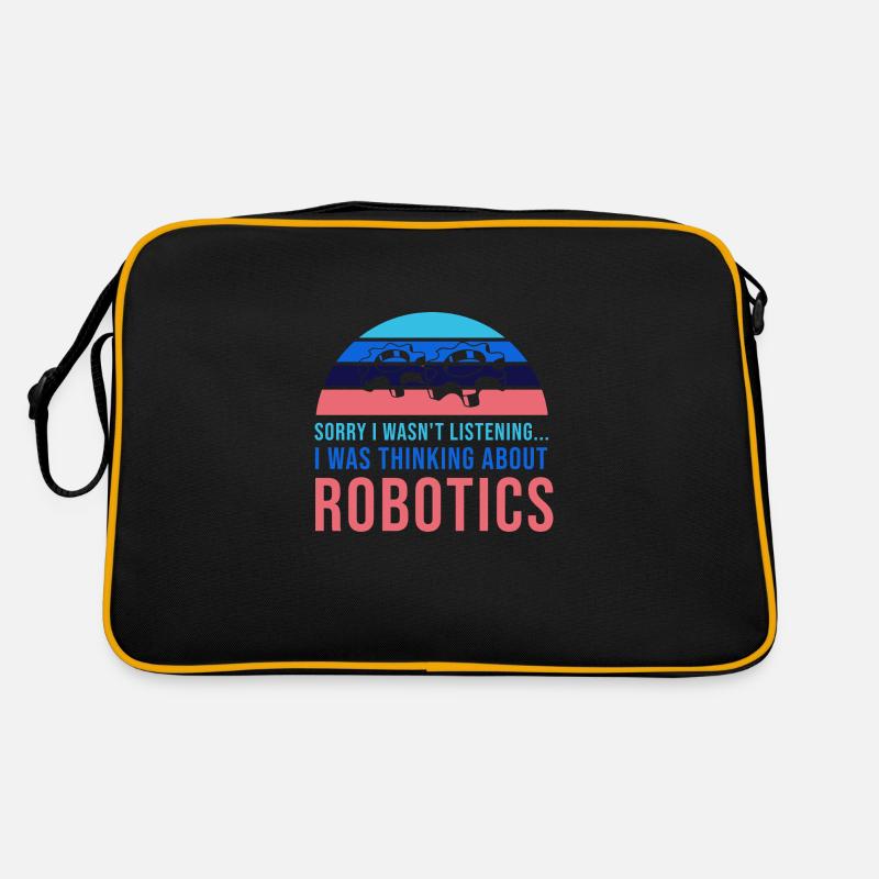 Thinking About Robots Engineer Student Robotics Retro Bag