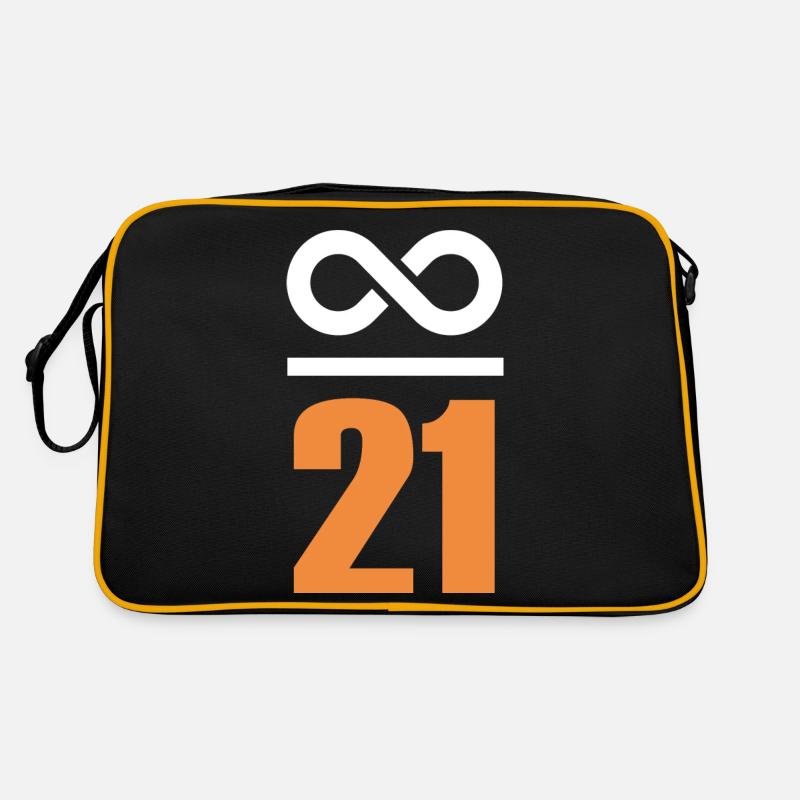 Infini de 21 millions de Bitcoin Sac Retro