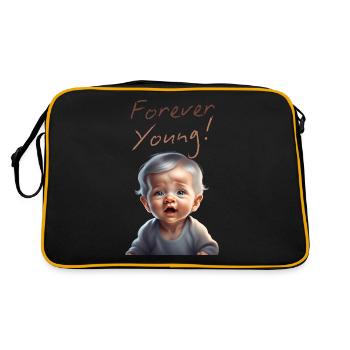 Éternellement jeune - Sac Retro - noir/or - Dos