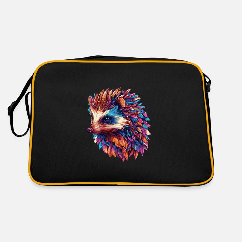 hérisson coloré Sac Retro