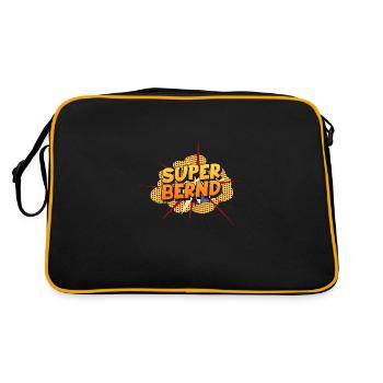 Bernd - Sac Retro - noir/or - Dos
