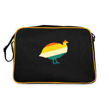 Poules Coq Pintade - Sac Retro - noir/or - Dos