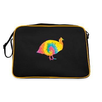 Poules Coq Pintade - Sac Retro - noir/or - Dos
