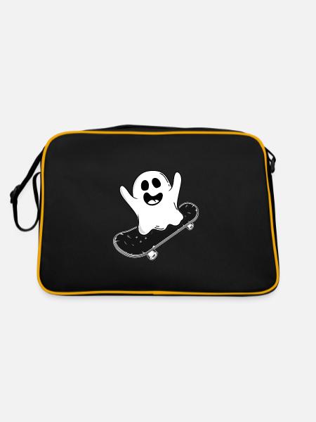 HipHop MC Ghetto Skater Spirit Boombox - Retro Bag - black/gold - Back