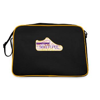Thème sneaker Santepee - Sac Retro - noir/or - Dos