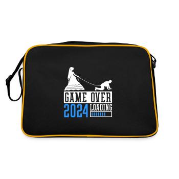 Bachelor Party 2024 Game Over - Retro Bag - black/gold - Back