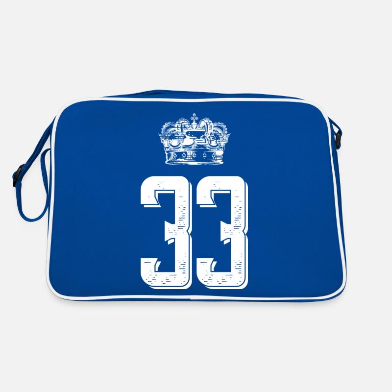 33 Couronne numérique Sac Retro