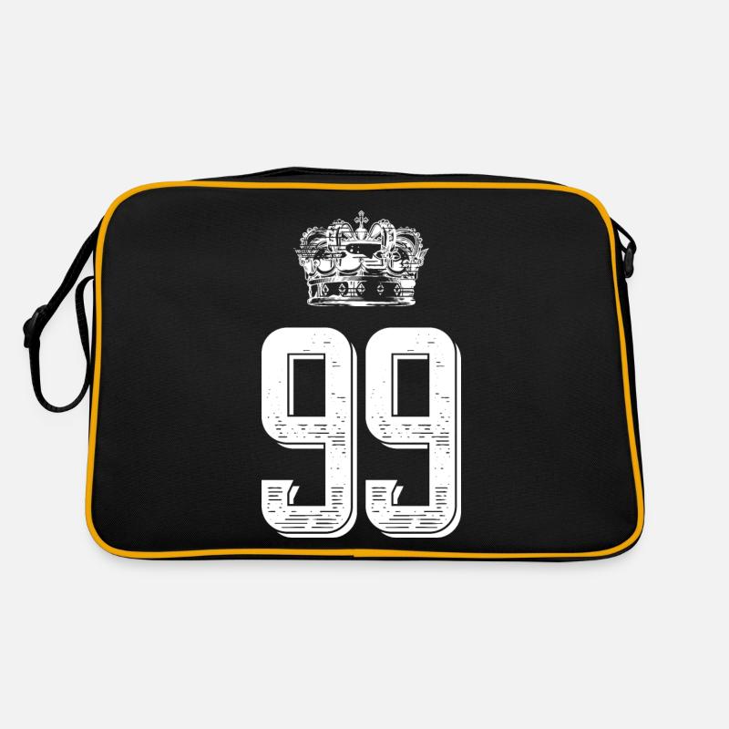 99 Couronne numérique Sac Retro