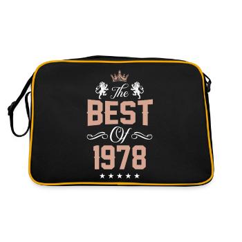 Le meilleur de 1978 - Sac Retro - noir/or - Dos