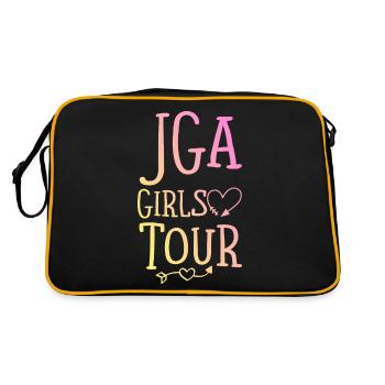 Jga Bachelorette Girls Tour - Sac Retro - noir/or - Dos