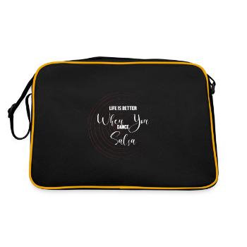 Danseuse de salsa Danseuse - Sac Retro - noir/or - Dos