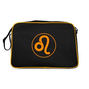 Signe du zodiaque Lion - Sac Retro - noir/or - Dos