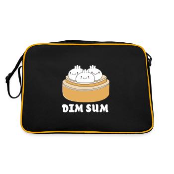 Dim sum - Sac Retro - noir/or - Dos