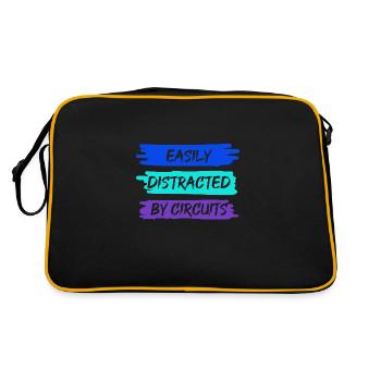 Electro Worker Circuits Electricien Tension - Sac Retro - noir/or - Dos