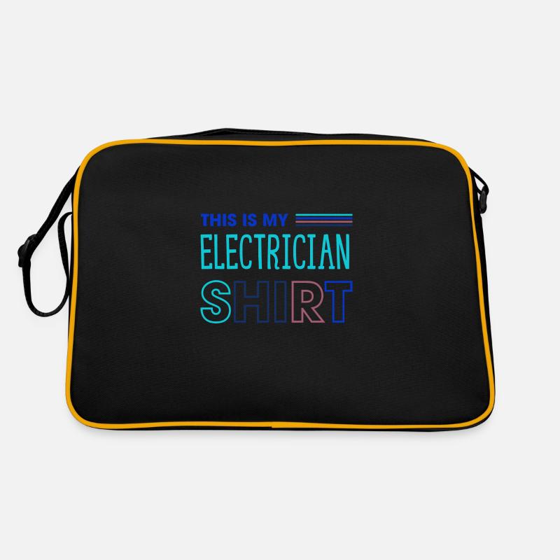 Electro Worker Craftsman Elektriker Spannung Retro Tasche
