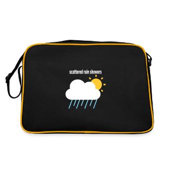 scattered rain showers - occasional rain showers - Retro Bag - black/gold - Back