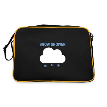DOUCHE DE NEIGE - Sac Retro - noir/or - Dos