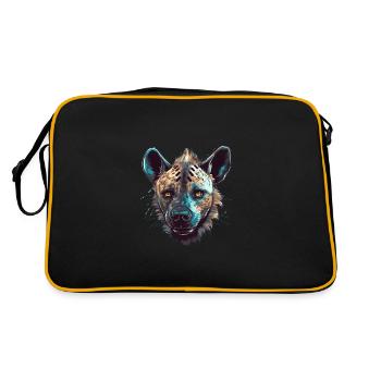 Bad Hyena - Retro Tasche - Schwarz/Gold - Hinten