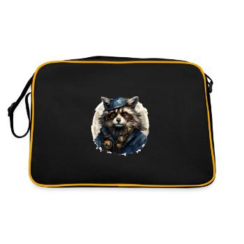 Steampunk Trashpanda - Sac Retro - noir/or - Dos