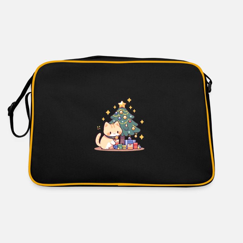 Arbre de Noël chat Sac Retro