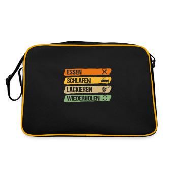 Car Painter Vehicle Painter Painter - Retro Bag - black/gold - Back