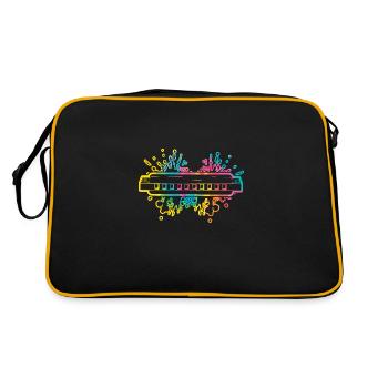 Harmonica Harmonica - Retro Bag - black/gold - Back