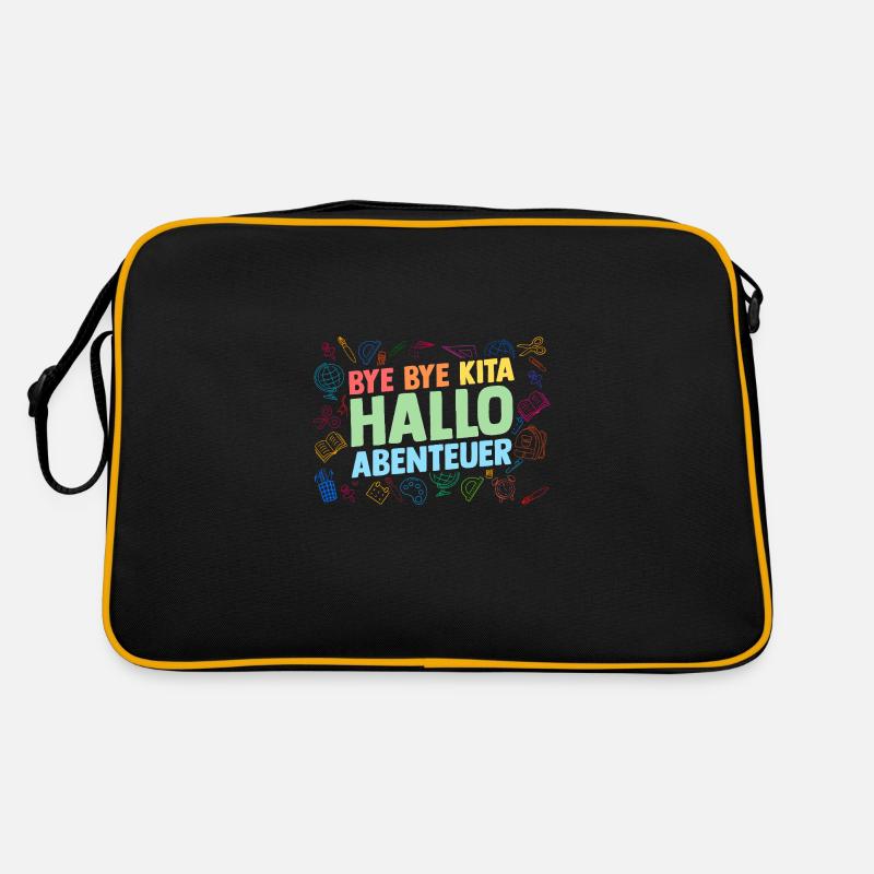 Kita Abgänger Einschulung Schulkind Retro Tasche