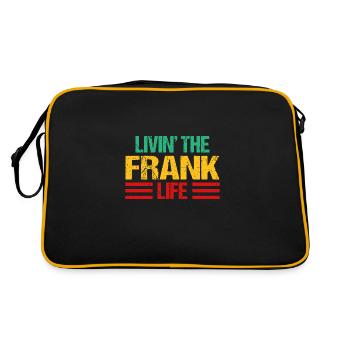 Frank - Retro Bag - black/gold - Back