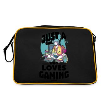 Game Nerd Game Console Gaming Play Gamepad - Retro Bag - black/gold - Back