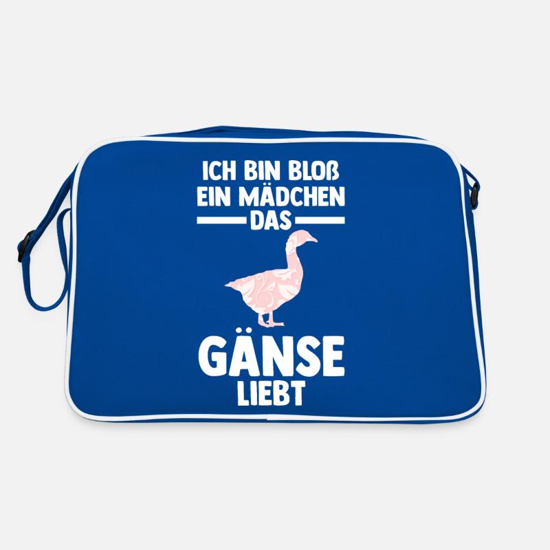 Gans Gänse Retro Tasche