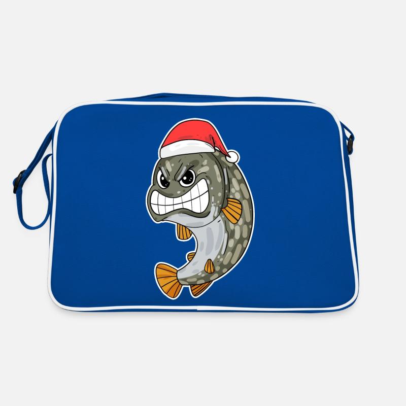 Pike Christmas Fish Retro Bag