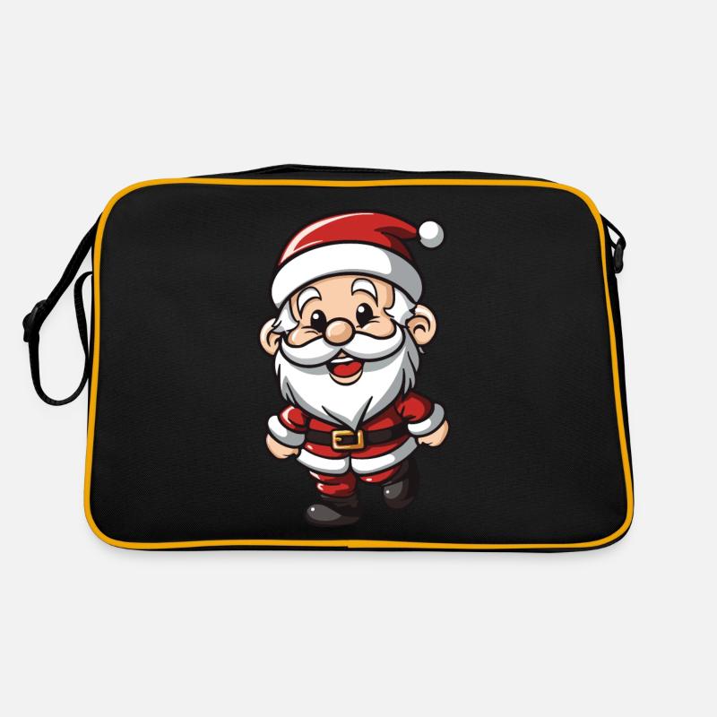Père Noël Noël Père Noël Sac Retro