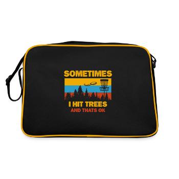 Discgolf Disc Golf Frisbeescheibe discgolfer - Retro Bag - black/gold - Back