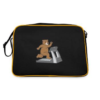 Bear jogging treadmill - Retro Bag - black/gold - Back