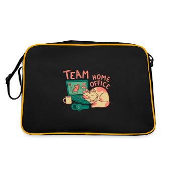 Team Home Office Chat - Sac Retro - noir/or - Dos