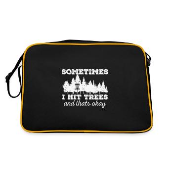 Discgolf Disc Golf Frisbeescheibe discgolfer - Retro Bag - black/gold - Back