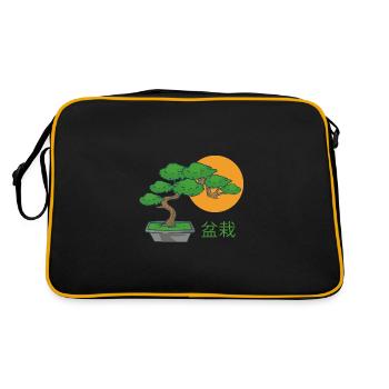 Bonsai Petit arbre - Sac Retro - noir/or - Dos