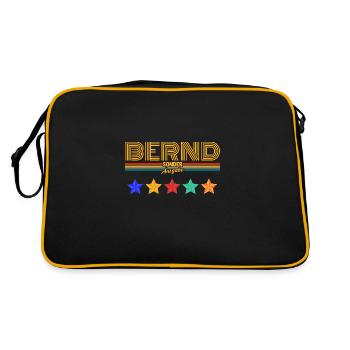 Bernd - Sac Retro - noir/or - Dos
