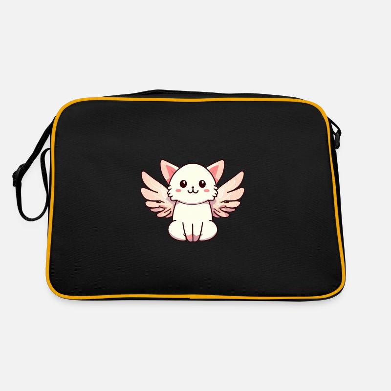 Cute Kawaii Angel Cat Retro Bag