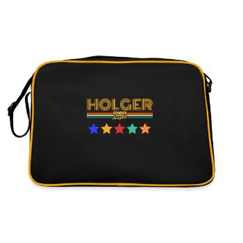 Holger - Sac Retro - noir/or - Dos