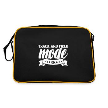 Track Athletics Track & Field Mode On - Retro Bag - black/gold - Back