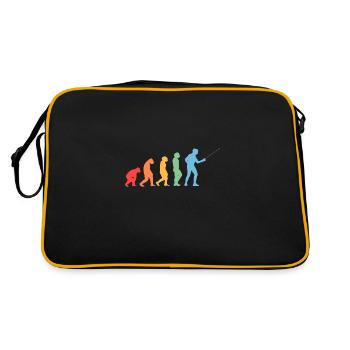 Fechter Evolution Fechten - Retro Tasche - Schwarz/Gold - Hinten
