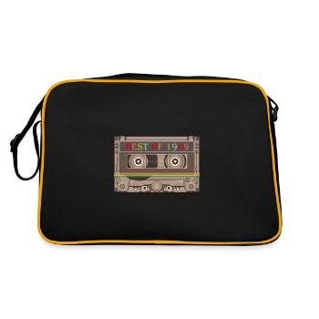 1969 - Retro Tasche - Schwarz/Gold - Hinten