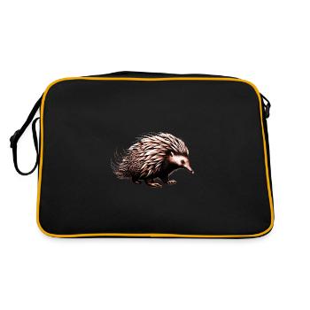Echidna - Retro Bag - black/gold - Back