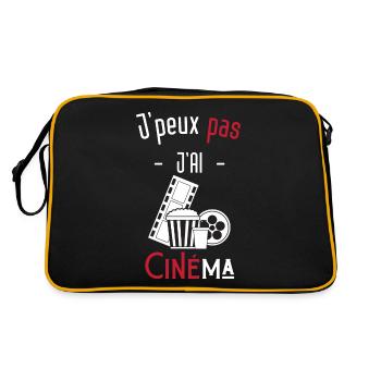 j'peux pas j'ai cinéma - Sac Retro - noir/or - Dos