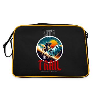 VTT Descente - Sac Retro - noir/or - Dos