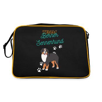 Équipe Bouvier bernois - Sac Retro - noir/or - Dos