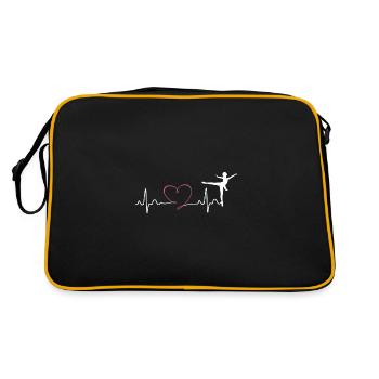 Danseuse de ballet Cadeau Ballerine Ballet Tenue - Sac Retro - noir/or - Dos