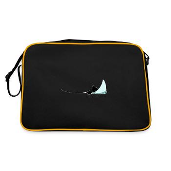Raie plongée cadeau - Sac Retro - noir/or - Dos
